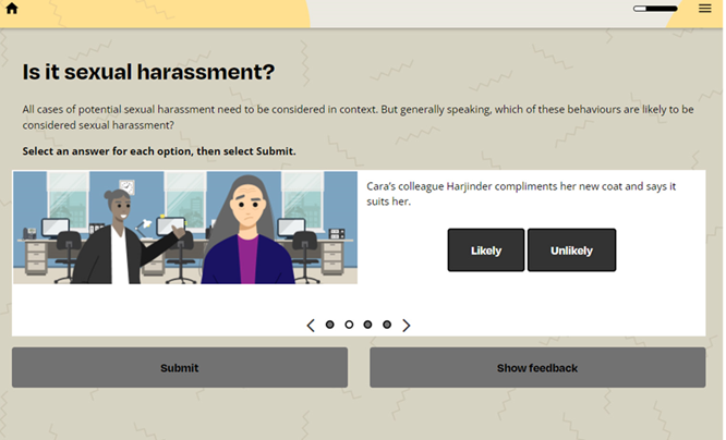 sexual Harassment Screenshot 3